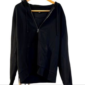 Michael Kors Black Zip Hooded Sweatshirt